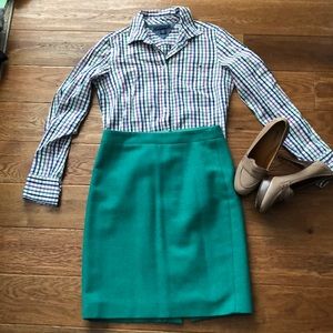JCrew Wool Pencil Skirt